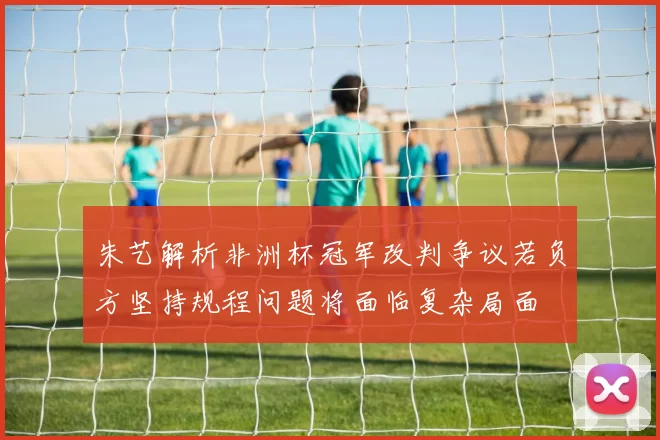朱艺解析非洲杯冠军改判争议若负方坚持规程问题将面临复杂局面