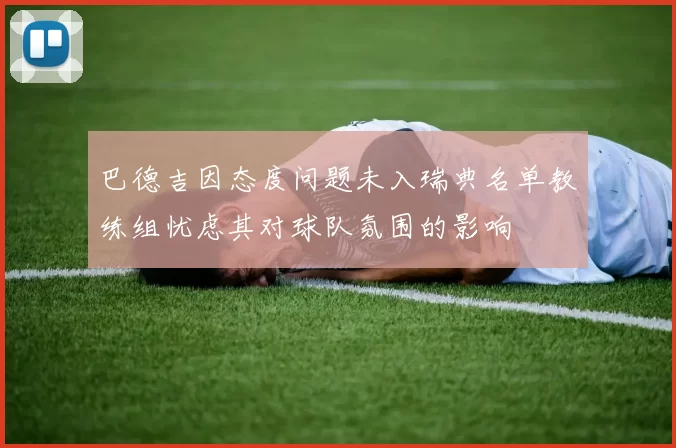巴德吉因态度问题未入瑞典名单教练组忧虑其对球队氛围的影响